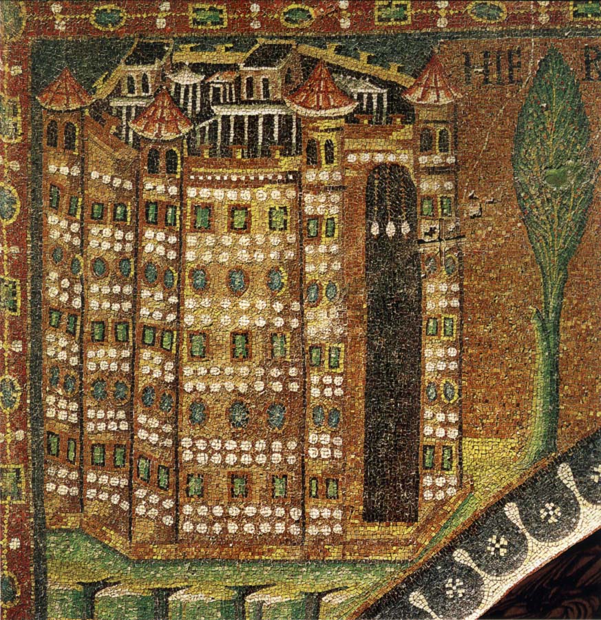 Mosaic in the church of San vital, Ravenna, Italy